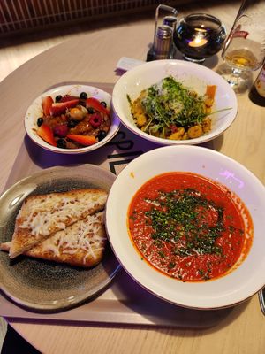 All vegan. at Spill Saluhall & Eatery in Kiruna