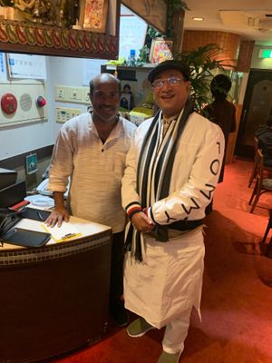 VIP FROM INDIA at Kerala Indian Restaurant in Kyoto