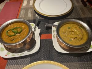 Chana masala and aloo gobi  #Veganuary at Kerala Indian Restaurant in Kyoto
