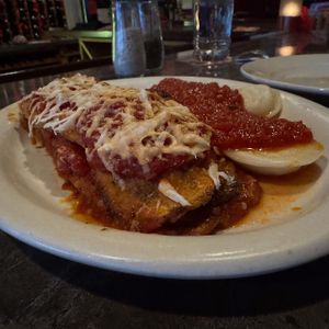 Yummy eggplant   at Antipasto's in Clifton Park