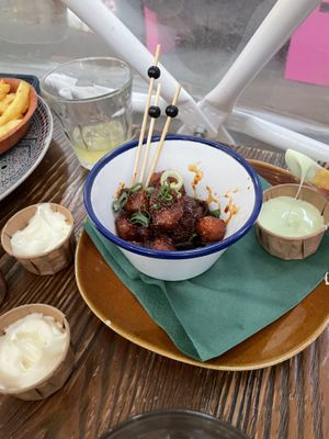 Tandoori cauliflower   at De Ping Pong Club in Utrecht