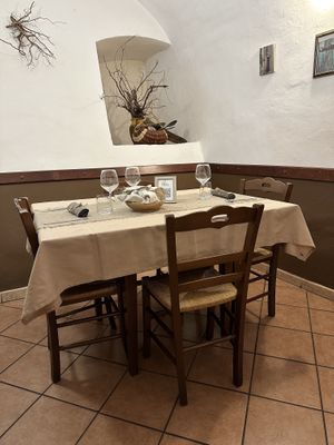 Interior of the restaurantt  at Radici in Foggia