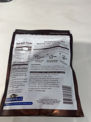 Mocha Hot Cocoa Mix Looks Yummy  at Ghirardelli Ice Cream and Chocolate Factory Outlet in San Leandro