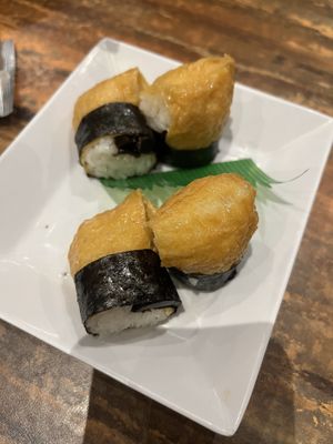 Inari tofu  at Kinsahi in Johor Bahru