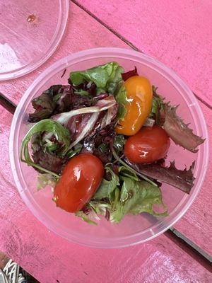 Little salad  at Turkish Kitchen in Durham