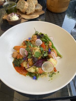 Cauliflower and bean purée  at Hea Maa in Parnu