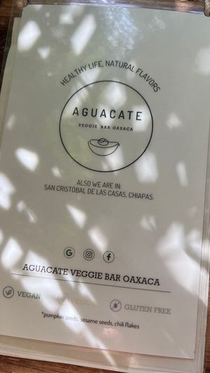   at Aguacate Veggie Bar in Oaxaca
