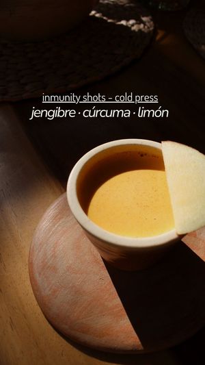 INMUNNITY SHOT at Aguacate Veggie Bar in Oaxaca