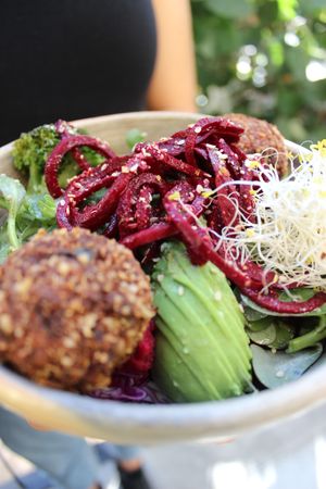 VEGAN PROTEIN FOR YOUR BOWL at Aguacate Veggie Bar in Oaxaca