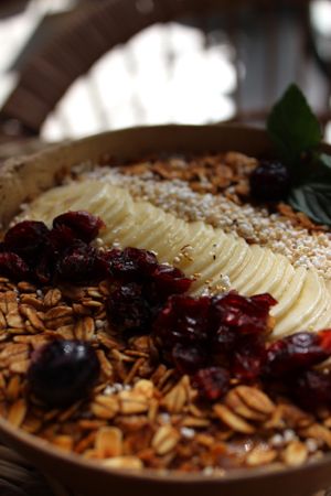 SMOOTHIE BOWL at Aguacate Veggie Bar in Oaxaca