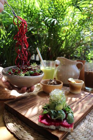 BRUNCH at Aguacate Veggie Bar in Oaxaca