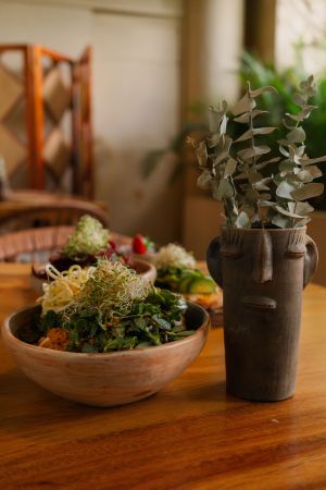 BUDAH BOWLS FRESCOS at Aguacate Veggie Bar in Oaxaca