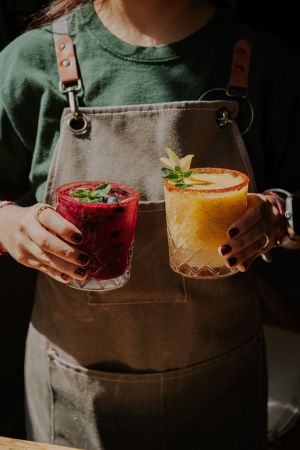 Mezcalinas Saludables at Aguacate Veggie Bar in Oaxaca