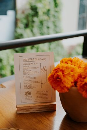 Nuevas Bebidas at Aguacate Veggie Bar in Oaxaca