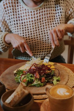 Combo Breakfast at Aguacate Veggie Bar in Oaxaca