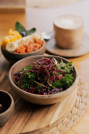 combo brunch at Aguacate Veggie Bar in Oaxaca