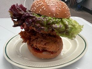 Chicken sandwich  at Sunday C&C Eatery in New York City