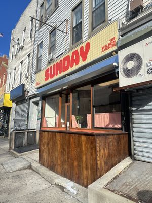 New brick and mortar storefront - opened in Jan 2026  at Sunday C&C Eatery in New York City