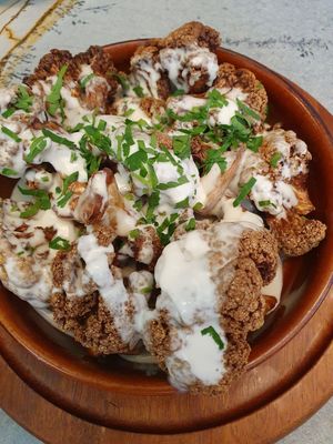 Fried cauliflower at Jbeil  in Enfield