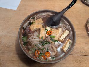 Vegan pho with extra noodles 🐷 at Mr Pho in Copenhagen