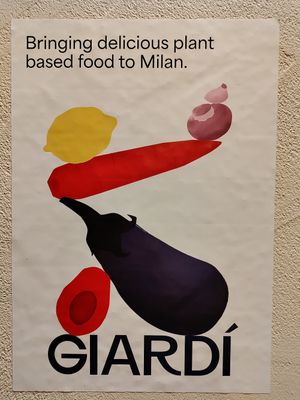 Giardí poster at GIARDÍ  in Milan