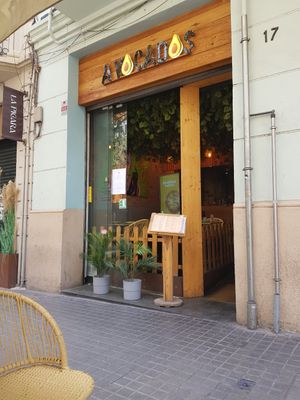 Storefront at A Vocados Tuset in Barcelona