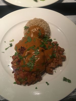 Coconut curry at Lady Green Bio-Vegetarian Restaurant in Sitges