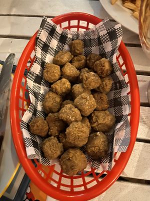 Popcorn chick’n  at Mama B's in Chippendale