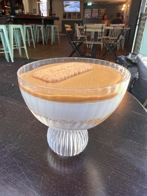 Cheesecake cup  at Mama B's in Chippendale