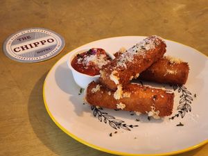 Mozzarella sticks at Mama B's in Chippendale