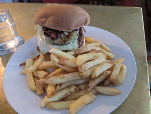 Aussie Burger at Mama B's in Chippendale