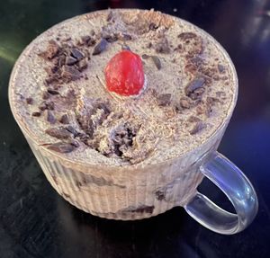 Black Forest cake … Divine   at Mama B's in Chippendale