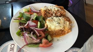 Lasagne  at Mama B's in Chippendale