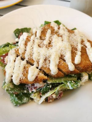 Chicken caesar salad at Mama B's in Chippendale