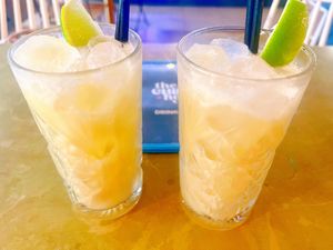 Virgin Piña Colada  at Mama B's in Chippendale