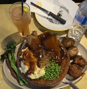 Sunday roast for two $50  at Mama B's in Chippendale