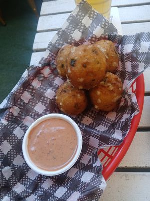 Jalapeno aracini at Mama B's in Chippendale