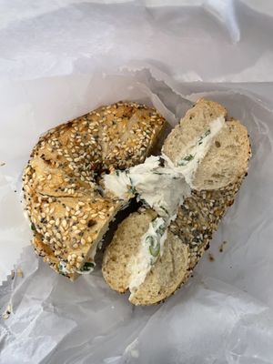   at Baz Bagel in New York City