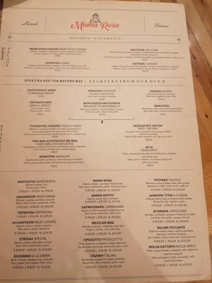  at Pizzeria MamaRosa in Kos