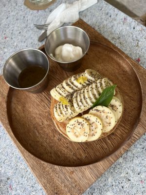 Pancakes (vegetarian)  at Chumuk in Bucerias