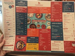 Menü aktuell (20.07.2023) at Hummus Bar in Szeged