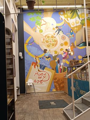 Interrior at Hummus Bar in Szeged