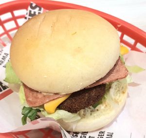 Stinger burger at Lord of the Fries in Fitzroy