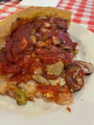   at Gino‘s East in Chicago