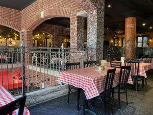   at Gino‘s East in Chicago