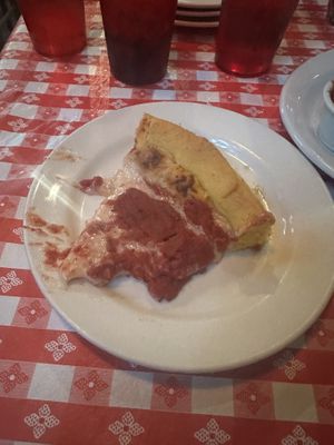   at Gino‘s East in Chicago