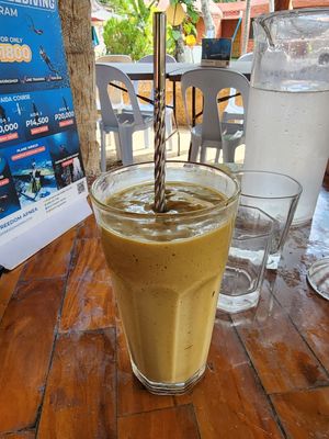 Avocado coffee at Vedge Bohol in Panglao