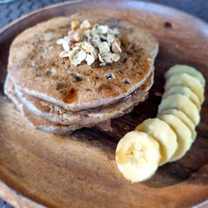 Banana Pancakes at Vedge Bohol in Panglao