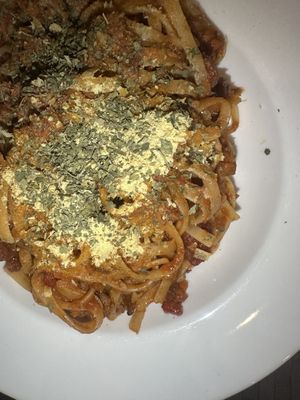 Spaghetti Bolognese vegan   at Vedge Bohol in Panglao
