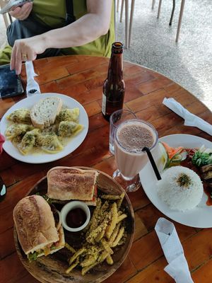 Meal set at Vedge Bohol in Panglao